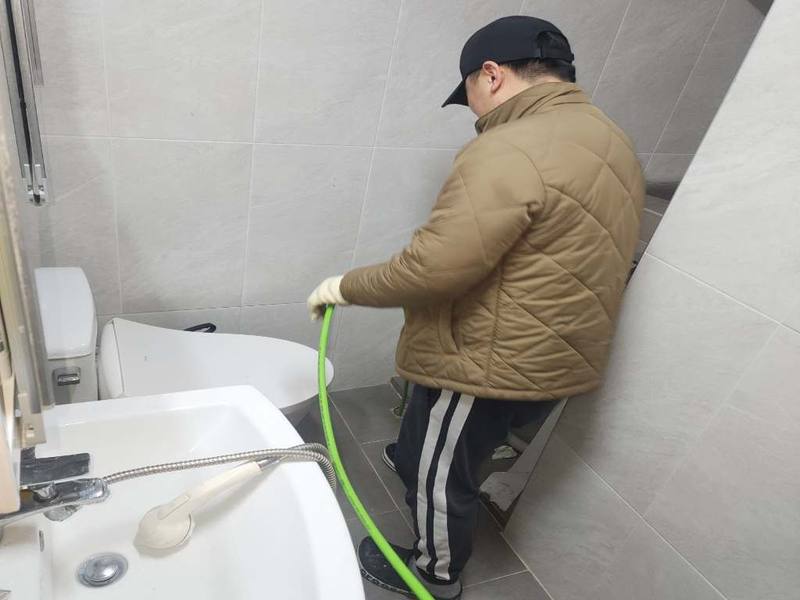 포천 변기막힘 작업사례 2